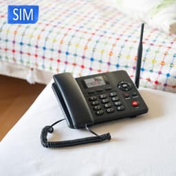 Tafeltelefoon 4G voor Senioren en Thuisgebruik - Werkt met SIM-kaart — thumbnail 4