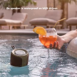Selencia Bluetooth speaker - Draadloze Party Speaker - Waterdichte Muziek Box - Army Green — thumbnail 3