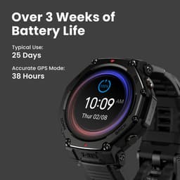 Amazfit T-Rex 3 Pro - Smartwatch - 48mm - Black-Goudkleurig — thumbnail 7