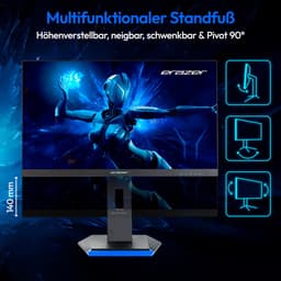 ERAZER® Spectator X40 - Full HD-monitor -25'' FHD -scherm - 180Hz - HDR10 - HDMI®-aansluiting en DisplayPort — thumbnail 2