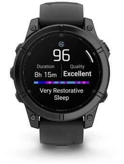 Garmin fēnix E - 47mm - AMOLED Multisport Smartwatch - Sportspecifieke workouts - 100+ sport-apps - 10ATM Waterdicht - tot 16 dagen batterij - Donkergrijs/zwart — thumbnail 12