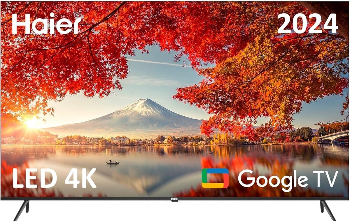 LED Smart Televisie - UHD TV - Thuis Entertainment - Google TV Assistent - 55 Inch - Zwart — afbeelding 1