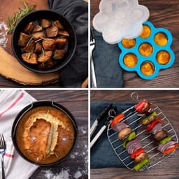 Heteluchtfriteuse XL 4.7 L met 100 Recepten en Accessoireset — thumbnail 3