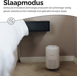 Øvaal Luchtreiniger 2 Stuks - Multi Pack 2 - Air Purifier - met vervangbaar HEPA13 Filter + koolstoffilter - 250 m³/u - Helpt tegen stof, huisstofmijt, hooikoorts en allergie - Slaapstand en Automatische Stand - Luchtkwaliteit Indicator — thumbnail 7