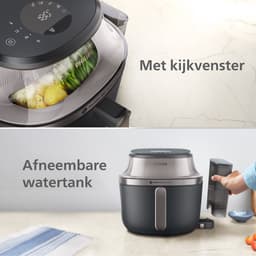Philips Airfryer Single Basket 5000-serie met Stoomfunctie – NA541/00 – SteamClean - SteamFry – 7,2L – Tot 6 personen — thumbnail 7