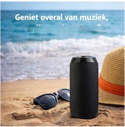 Premium Draadloze Bluetooth Speaker V5.3 Wireless Speaker-Draadloze Luidspreker Stereo Sound Draadloze Luidspreker – Waterdicht IPX7 – 10-15 Uur Batterij – Mini Outdoor Speaker – FM Radio – AUX & TF/SD – 5-10W Krachtig– (zwart)Draagbare Speaker — thumbnail 4