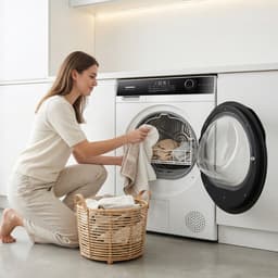 Heinner HHPD-HMK80IVFC+++ Warmtepompdroger 8 kg – Inverter Motor – Touch Control – Trommelverlichting – Baby Care & Wolprogramma – Schoenenrek – Wit – 5 Jaar Garantie — thumbnail 10