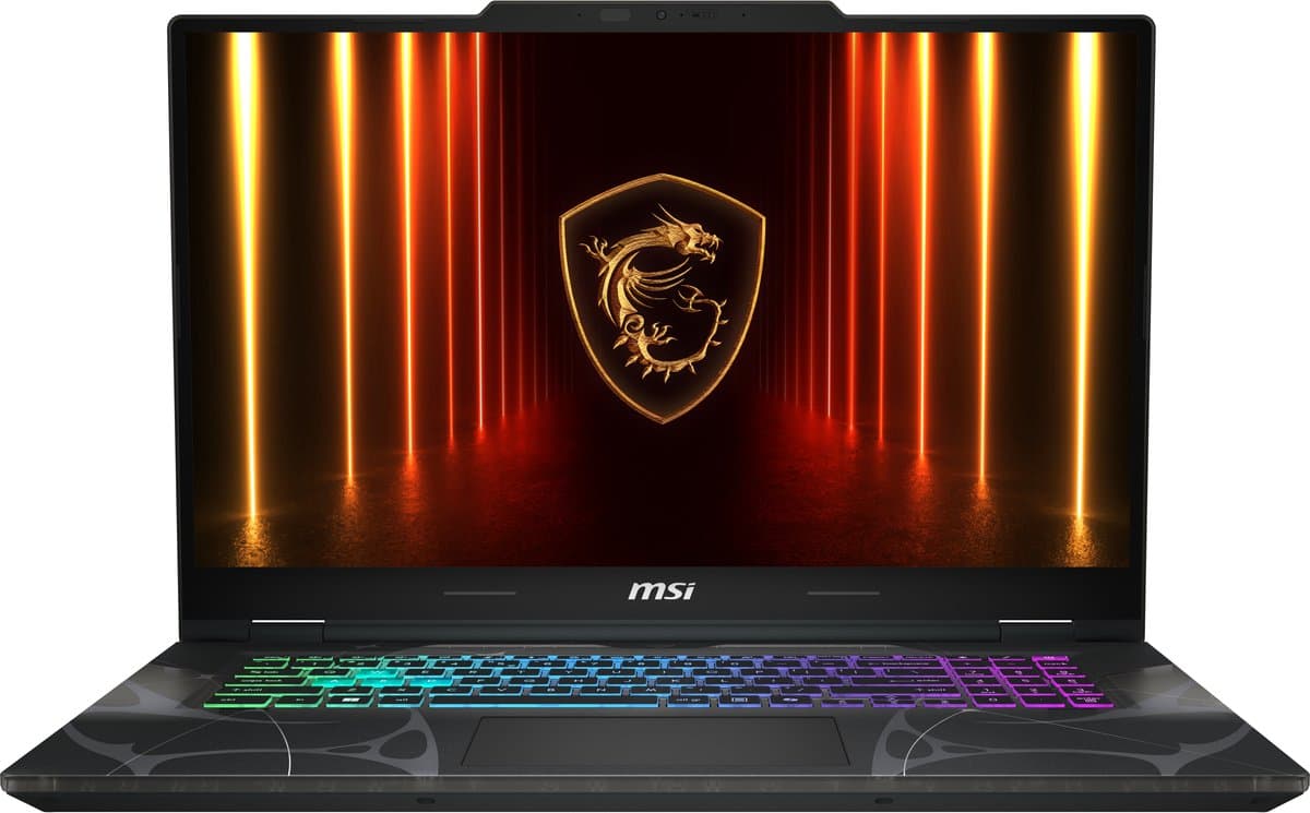 MSI Cyborg 17 B2RWEKG-023NL laptop met Intel Core 7 240H, 43,9 cm (17,3") Full HD, 16 GB DDR5-SDRAM, 512 GB SSD, NVIDIA GeForce RTX 5050, Wi-Fi 6E (802.11ax), Windows - QWERTY-toetsenbord — afbeelding 1