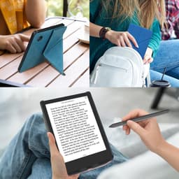 kwmobile e-reader hoesje geschikt voor Amazon Kindle Paperwhite (2024)/Colorsoft hoes - Ereader flip case met standaard - E reader cover van kunstleer - In lavendel — thumbnail 2