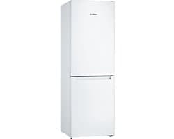 Bosch KGN33NWEB - Serie 2 - Koelkast - Koel-vriescombinatie - 176 cm x 60 cm - Total No Frost: Nooit meer ontdooien - Perfect Fit: zet je koelkast strak tegen de wand of in een nis -Wit