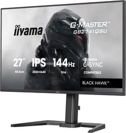 iiyama G-Master GB2741QSU-B1 Black Hawk - 27 inch - QHD - IPS - 144 Hz - Verstelbaar — thumbnail 4