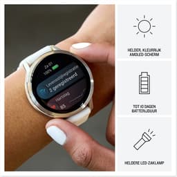 Garmin Venu 4 - Multisport smartwach - 41 mm - AMOLED - Goudkleurig/Creme — thumbnail 13