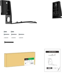 Luidsprekerhouder voor Sonos Era 300 - Wandhouder met Kabelmanagement, Draaibaar tot +/-45°, 3kg Draagkracht, Zwart — thumbnail 2