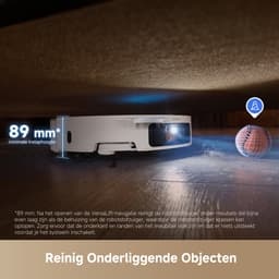 Dreame X50 Ultra Complete - Robotstofzuiger met dweilfunctie - Geschikt voor huisdierharen - Complete Accessoires kit - Eenvoudig schoonmaken van laag meubilair - Wit — thumbnail 5