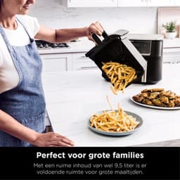 Ninja AF451EU Dubbele Airfryer XXL - Twee Kookvakken - 9.5 Liter - Digitale Thermometer - 2470 Watt - Dual Zone Technologie — thumbnail 7
