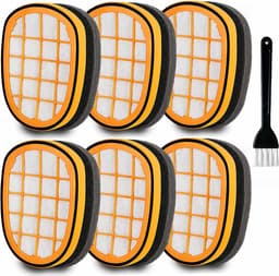6 stuks vervangingsfilterset FC5005/01 voor Philips SpeedPro Max Aqua Plus Vacuum Cleaner compatibel met Philips FC6822 FC6823 FC6827 FC6908 FC6906 FC6904,XC7042/01 XC8045/01 XC8147/0147/01 — thumbnail 1