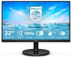 Philips V-Line 221V8A/00 21.5 | 1920x1080 VA | 75Hz | Ingebouwde Luidsprekers | VESA-Compatibel | Monitor