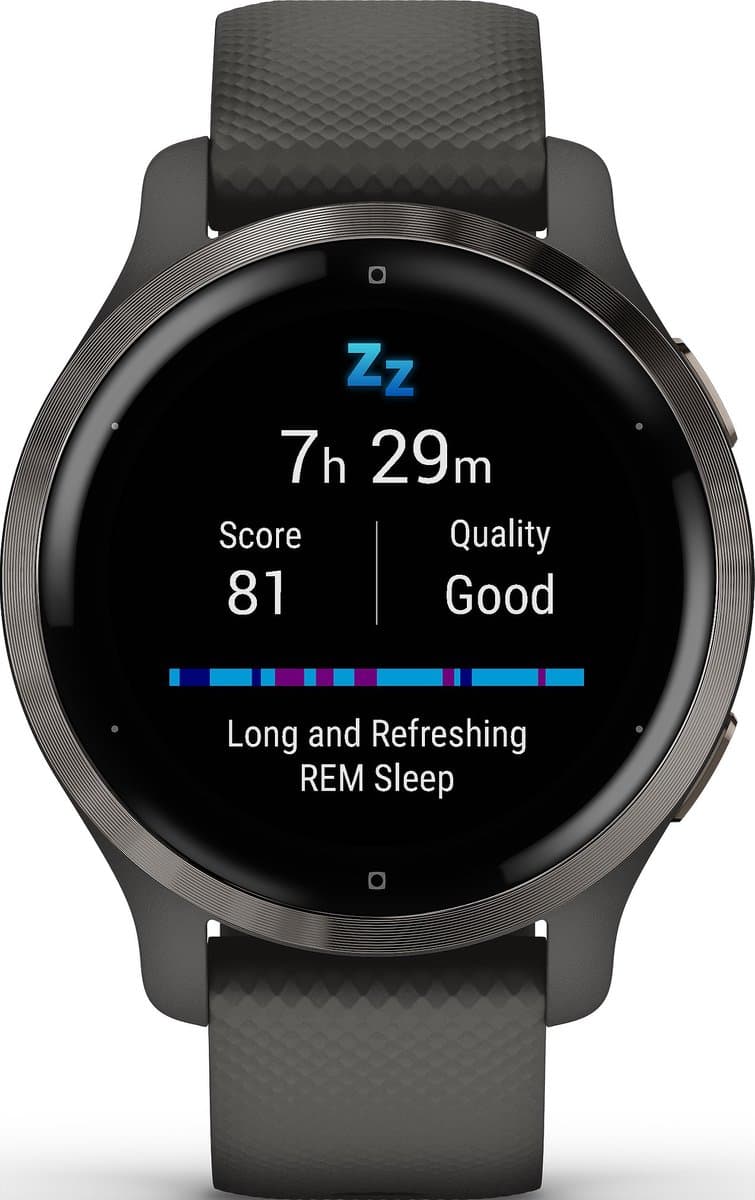 Garmin Venu 2s - Smartwatch voor heren met Stappenteller - 10 dagen batterij - 40 mm - Grey/Gunmetal — afbeelding 1