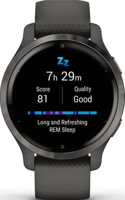 Garmin Venu 2s - Smartwatch voor heren met Stappenteller - 10 dagen batterij - 40 mm - Grey/Gunmetal — thumbnail 1