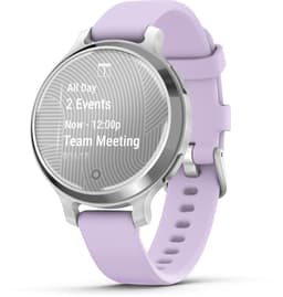 Garmin Lily 2 Active - Smartwatch - 35 mm - Zilverkleurig met een Purple Jasmine Siliconen Bandje — thumbnail 11