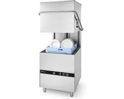 HENDI Doorschuifvaatwasser – elektronische bediening – met reinigingspomp – 745x903x1406 mm – 400V/8600W