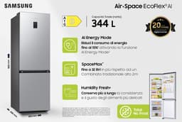 Samsung RB34C675DSA - Koel-vriescombinatie - Zilver - Met Wi-Fi — thumbnail 5