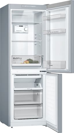 Bosch KGN33NLEB - Serie 2 - Koelkast - Koel-vriescombinatie - Total No Frost - nooit meer ontdooien- Perfect Fit: zet je koelkast strak tegen de wand of in een nis - RVS — thumbnail 9