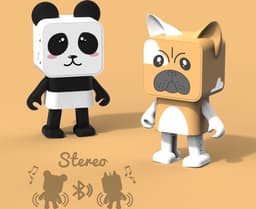 MOB Dancing Animals Bulldog - Bluetooth luidspreker — thumbnail 7