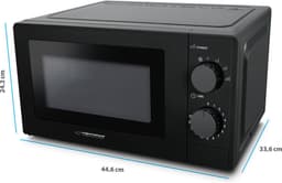 Esperanza ESTOFADO Zwart Solo-magnetron Aanrecht 20 l 700 W — thumbnail 2
