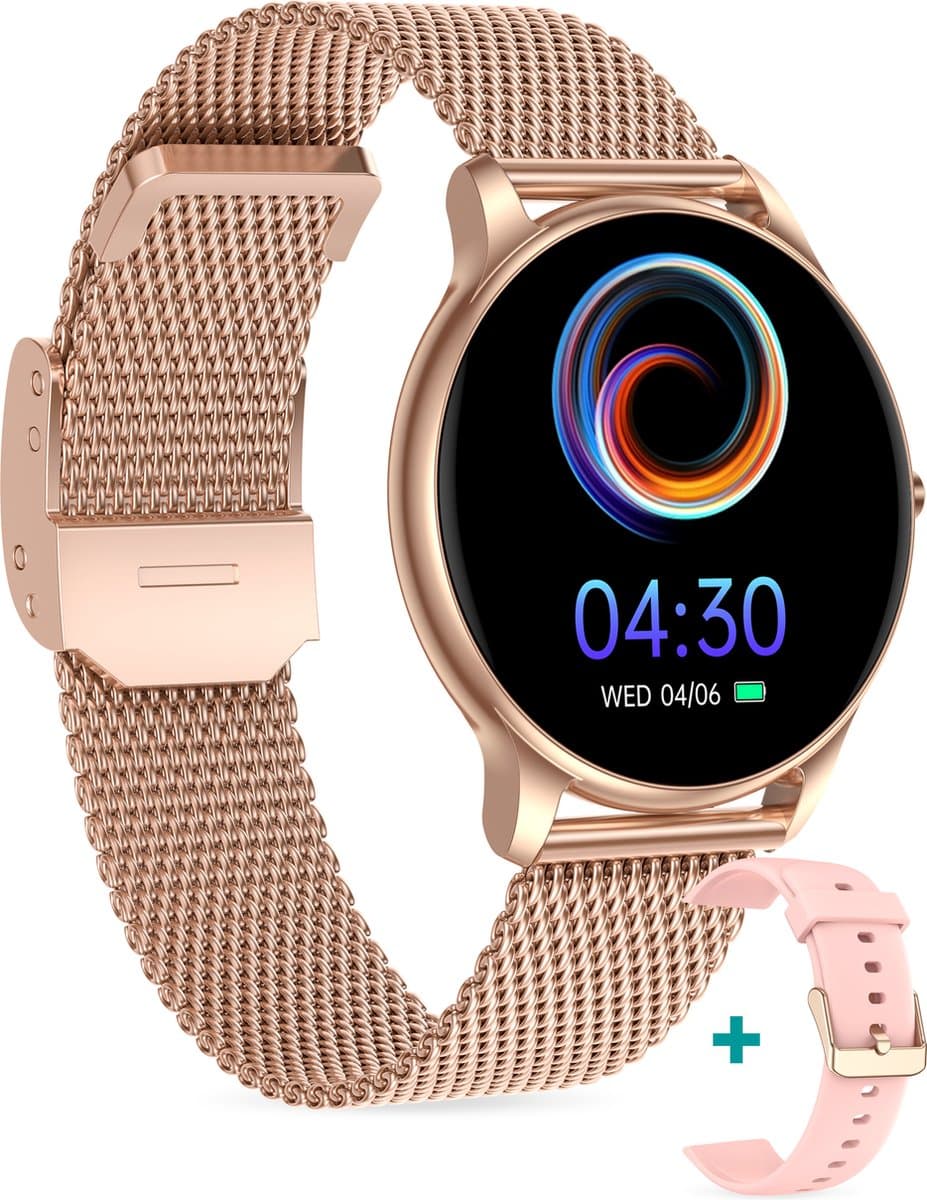 FITAGE Sporthorloge met GPS - Smartwatch Stappenteller Horloge - Activity Tracker - Smartwatches Heren, Dames & Kinderen - Roze — afbeelding 1