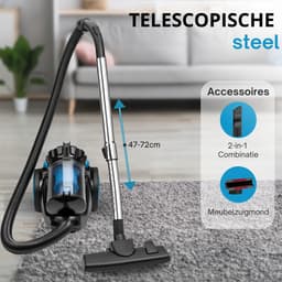 Sanovy ProPower-9100+ Krachtige Stofzuiger Zonder Zak - 3L - Compact - Blauw — thumbnail 8