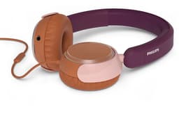 PHILIPS TAK2000MP - On Ear bedrade opvouwbare hoofdtelefoon voor kinderen - beperkt volume, Audio delen, 3,5 mm- en USB-C-kabel meegeleverd - Magenta Purper — thumbnail 6