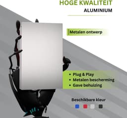 CRLYN® Harde Schijf Extern - Draagbare - 500GB Opslag - Zilver — thumbnail 3