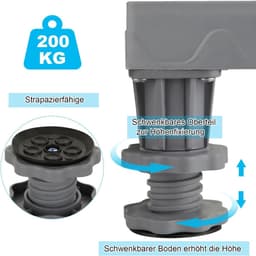 Wasmachine verhoger - Wasmachine verhoger - Wasmachine sokkel - Wasmachine verhoger met lade - Wasmachine opbouwmeubel - Wasmachine opbouwmeubel - Wasmachine Sokkel — thumbnail 2