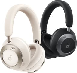 Soundcore Space One Pro by Anker, adaptieve actieve ruisonderdrukking, 6 microfoons, opvouwbaar design, 60 uur lossless audio, ultrasnel opladen, hi-res draadloze audio via LDAC, comfortabele pasvorm — thumbnail 4