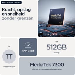 Motorola edge 60 fusion - 8/256GB - Slipstream (Grijs) — thumbnail 16