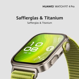 HUAWEI WATCH FIT 4 Pro - Blauw Fluoroelastomeer Strap | Ultra slank design | ECG functie | Geavanceerde sportmodi | Tot 10 dagen batterijduur | Compatibel met iOS & Android — thumbnail 5