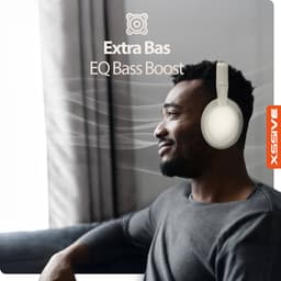 Draadloze Over-Ear Koptelefoon Bluetooth 5.4 | Hoofdtelefoon met Microfoon | 3 EQ-instellingen | 10 Uur Batterij | USB-C | Opvouwbaar Design | Noise Cancelling Microfoon — thumbnail 3