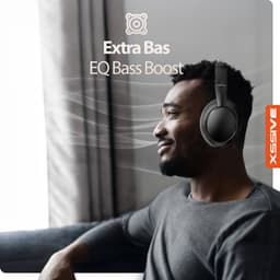 Hoofdtelefoon Draadloos | Bluetooth 5.4 | Draadloze Over-Ear Hoofdtelefoon | Opvouwbare Koptelefoon met Microfoon | 10 Uur Batterij | USB-C Aansluiting — thumbnail 4