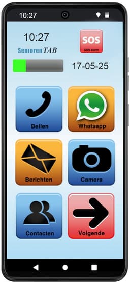 SeniorenTAB M Voordeelpakket - Senioren Smartphone op basis van Motorola - 64GB - 6.6 inch scherm - Inclusief Beschermhoes — thumbnail 8