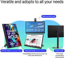 ASUS ZenScreen MB169CK - Portable USB-C Monitor - 360° kickstand - 15.6 inch — thumbnail 12