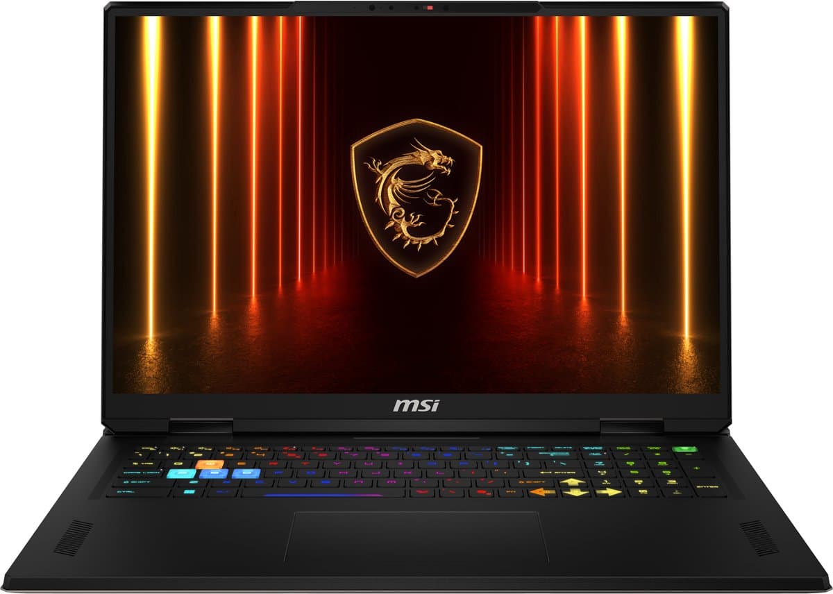 MSI Vector 18 HX AI A2XWHG-815NL - Gaming Laptop - Core Ultra 9 - RTX 5070 Ti - 32GB/2000GB - 240 Hz - 18 inch — afbeelding 1