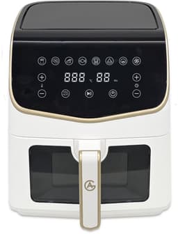 AG Airfryer XXL Premium - Wit- Luchtfriteuse - Anti-aanbak - Tot 8 personen- Vaatwasserbestendig - Met Receptenboek - Extreem Stil- Snelkooktechnologie - Digitaal Display - Tot 200°C - 8 Voorgeprogrammeerde standen. 7.5L — thumbnail 7