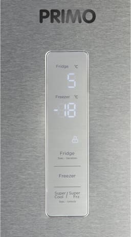 PRIMO PR183CIN Koelvriescombinatie - No Frost - 338L - Vrijstaande Koelkast - C - 35dB Stil - Inox — thumbnail 13