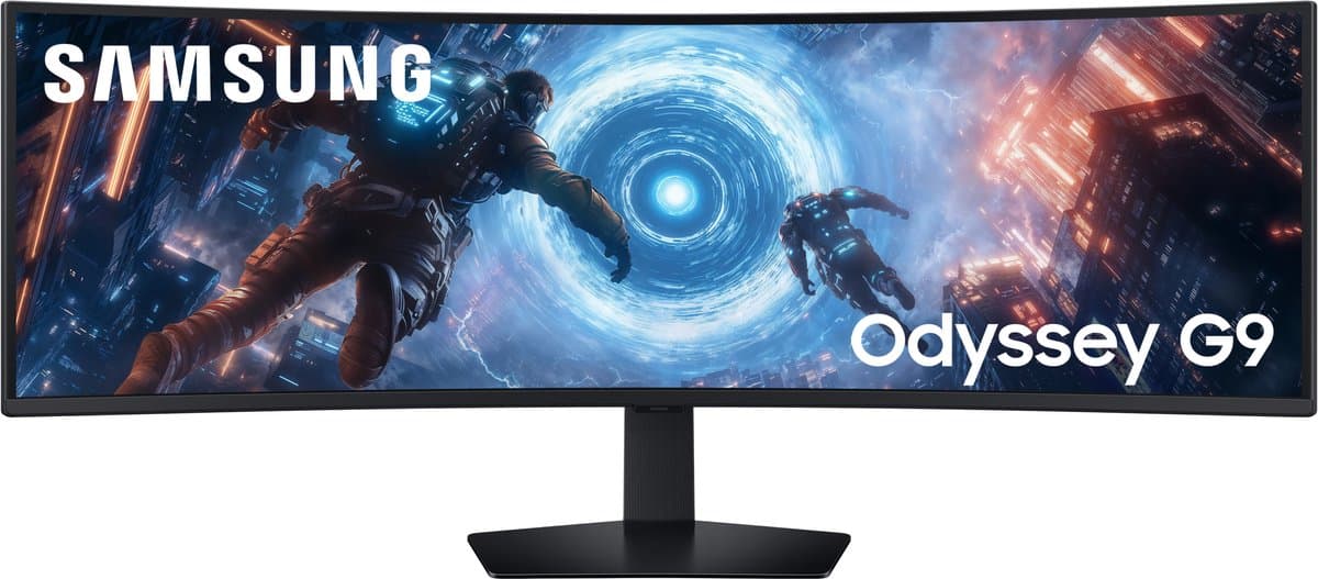 Samsung Odyssey G9 - LS49FG916EUXEN - Ultrawide DQHD Gaming Monitor - 144hz - 49 inch — afbeelding 1