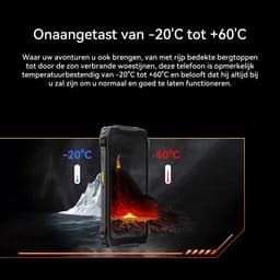 Blackview BV7300 - Robuuste Smartphone - 18GB RAM - 256GB - 15000mAh - Dual 4G LTE - Dual 800LM Campingverlichting - Android 14 - IP68 Waterdicht - 6580mAh - NFC - GPS - Geel — thumbnail 3