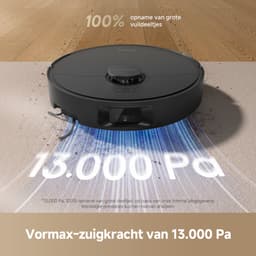 Dreame D20 Pro Plus - Robotstofzuiger met Dweil en Automatisch Leegstation - 13.000 Pa Zuigkracht - Anti-haarverstrikkingstechnologie - Zwart — thumbnail 10