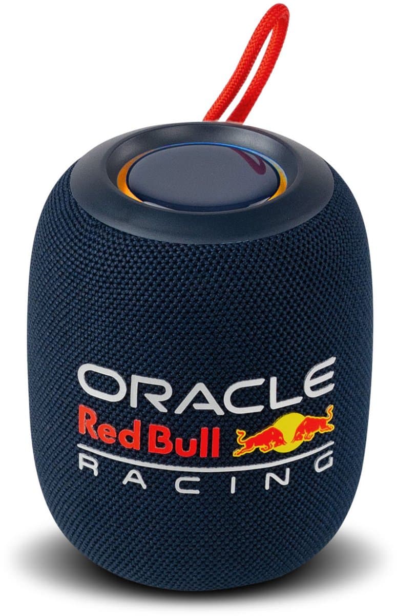 Oracle Red Bull Racing Portable Speaker – Mini Bluetooth Speaker met LED Verlichting - 10W Max Vermogen -Koppel er 2 met TWS (RB-SK460) — afbeelding 1