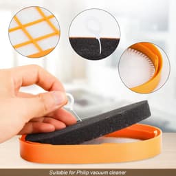 2x Filter Geschikt voor Philips Speedpro Max, Max Aqua en Max Aqua Plus - Alternatief voor het FC5005/01, CP1100/01, CP0663/01 Filter - 6000, 7000 en 8000 Serie - Steelstofzuiger - Stofzuiger Schuimfilter - Wasbaar - Duurzaam - Stofzuiger Accessoires — thumbnail 7