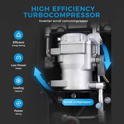 Airconditioner - Air conditioning - 10000 BTU - 150-500m³/u - 1-3KW - 24V Efficiënte Koeling, Met Afstandsbediening, voor RV, camper, Vrachtwagens, Boten — thumbnail 11
